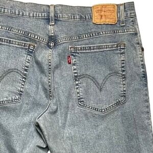 Levi's 550 Relaxed Boot Cut Jeans Womens 12 L Light Blue Cotton Blend Y2K